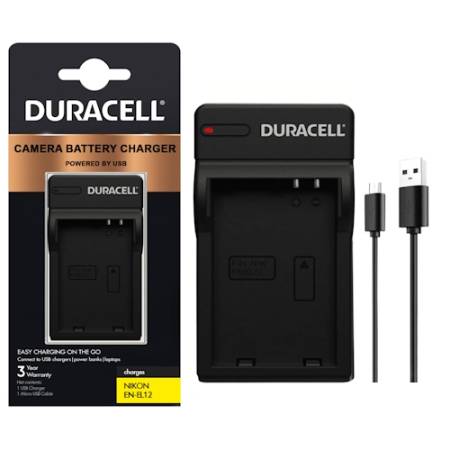 Duracell DRN5923 - ładowarka USB do akumulatorów Nikon EN-EL12_1